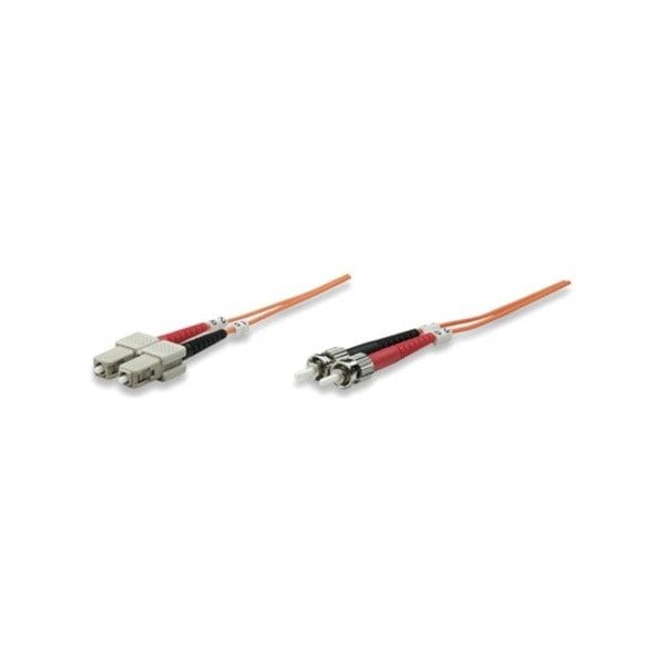 Intellinet Network Solutions 1M 3Ft St/Sc Multi Mode Fiber Cable 515788 - main